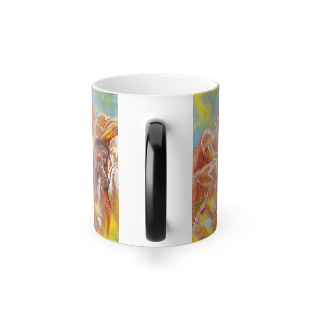 Eros "In Hot Water" color change mug "Untitled", 11oz
