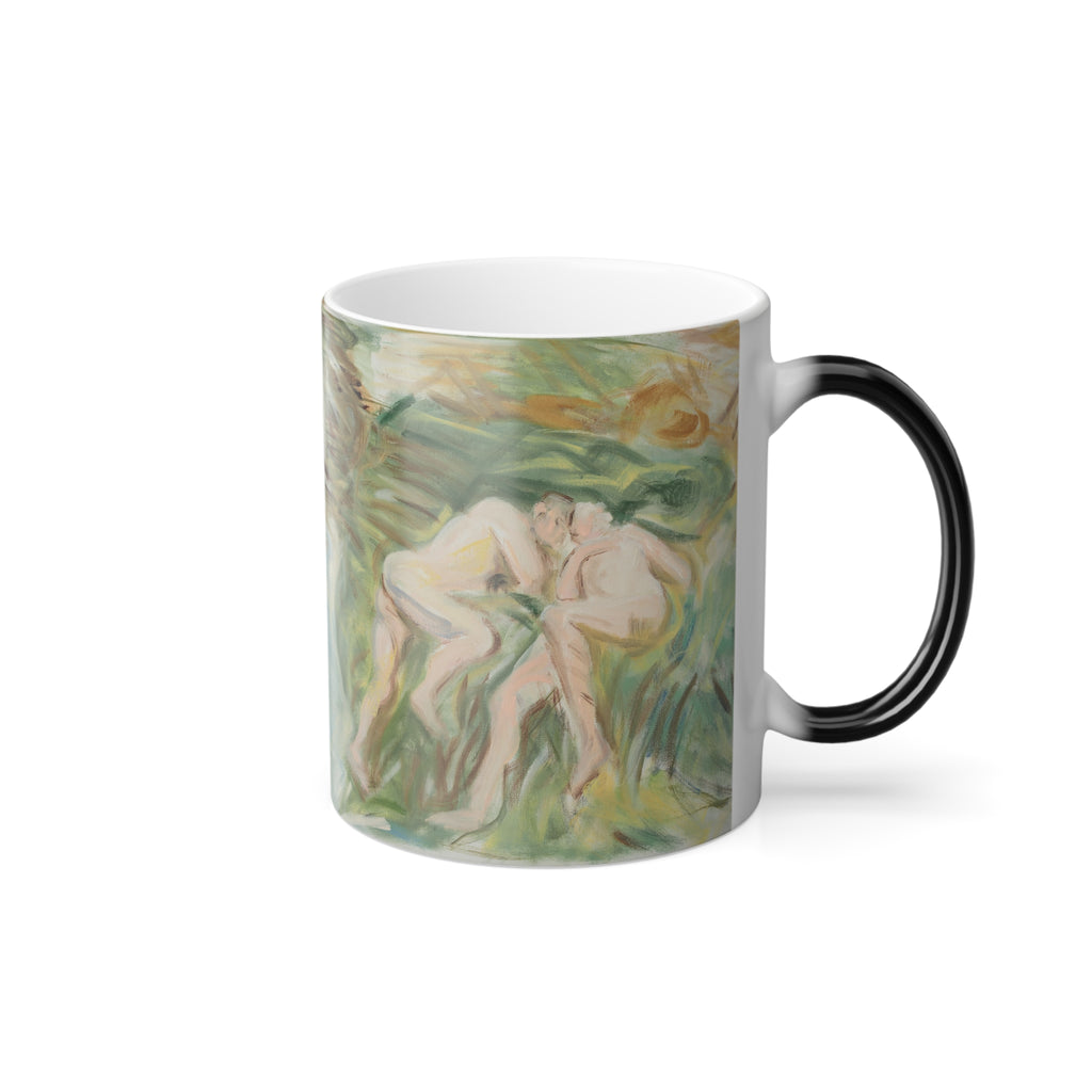 Eros "Sargent Abstraction" In Hot Water changing mug , 11oz