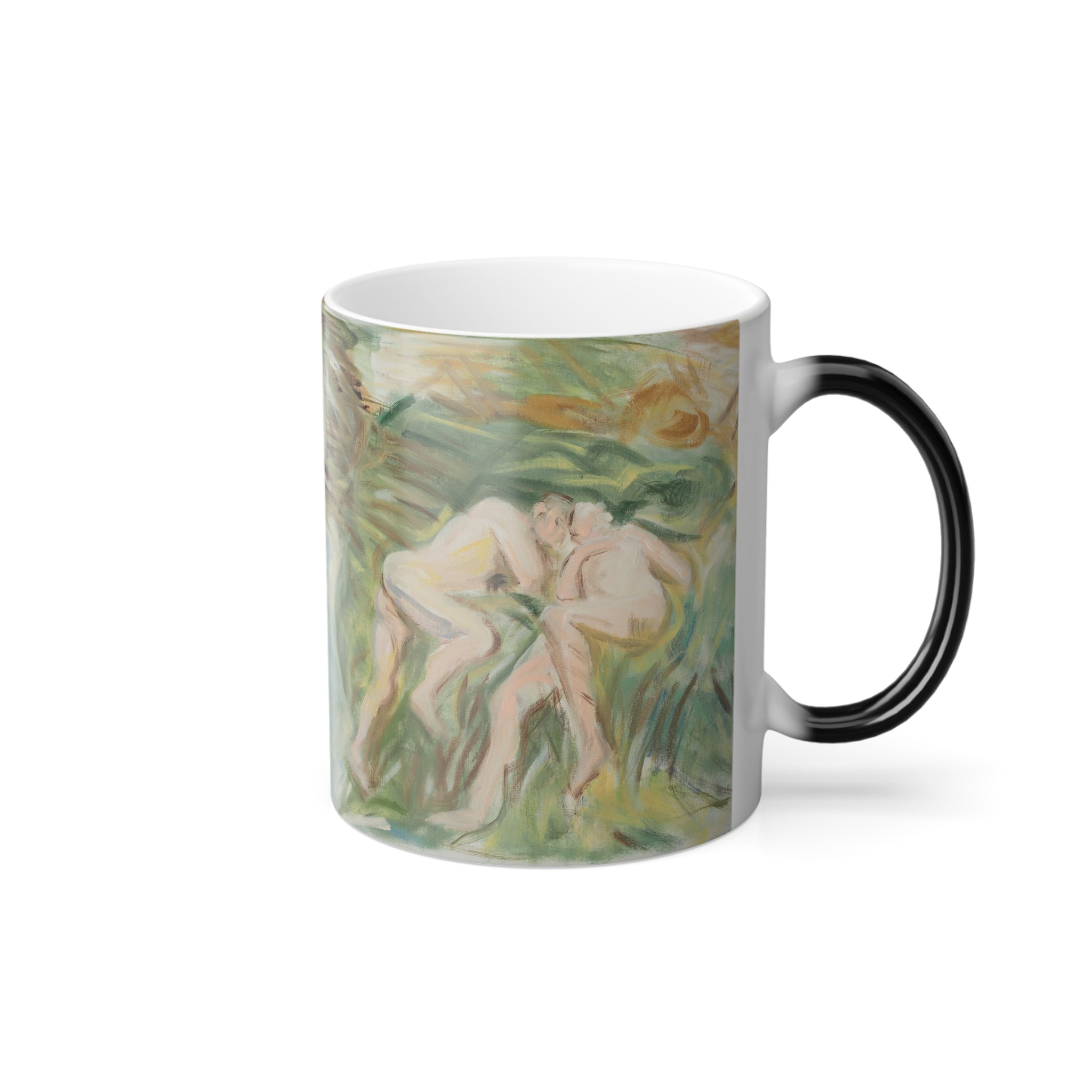 Eros "Sargent Abstraction" In Hot Water changing mug , 11oz