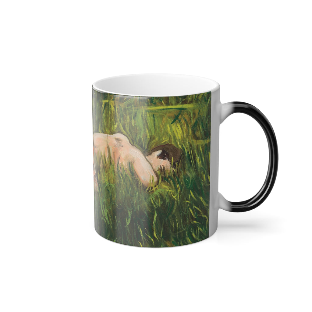 Eros Grass In Hot Water changing mug, 11oz