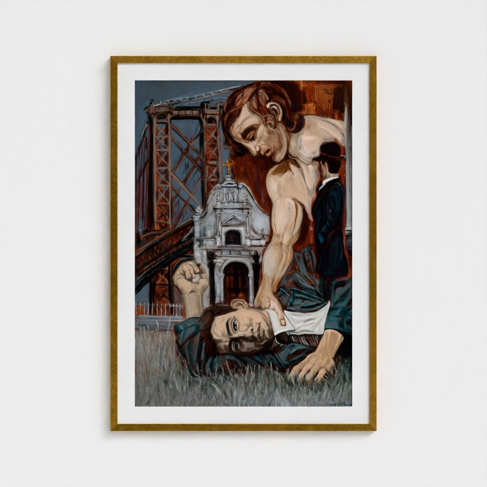 prodigi-media-sync:v1:Actively Awaiting The Moment I Forget You:classic-framed-mat/gold/headon