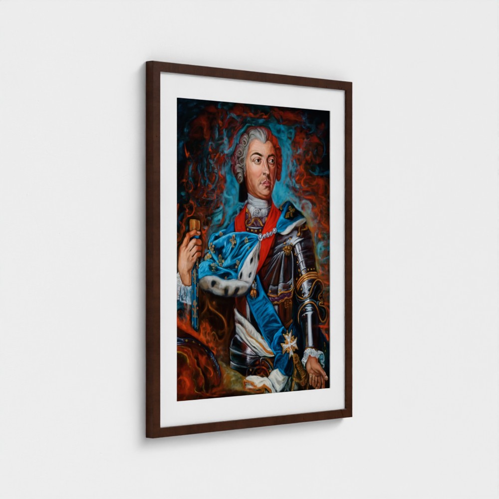 prodigi-media-sync:v1:Arrested:classic-framed-mat/brown/angled