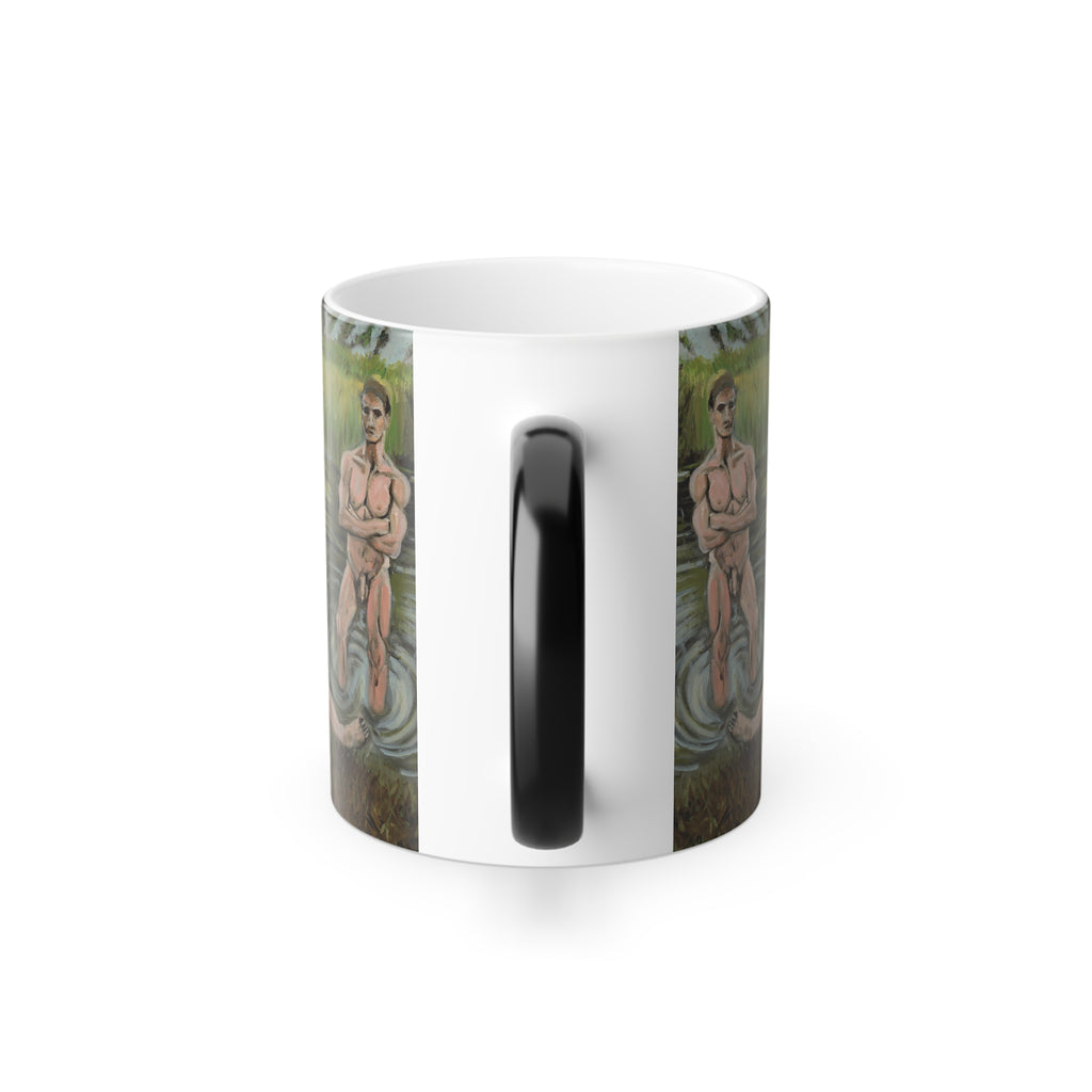 Eros Pond In Hot Water changing mug , 11oz
