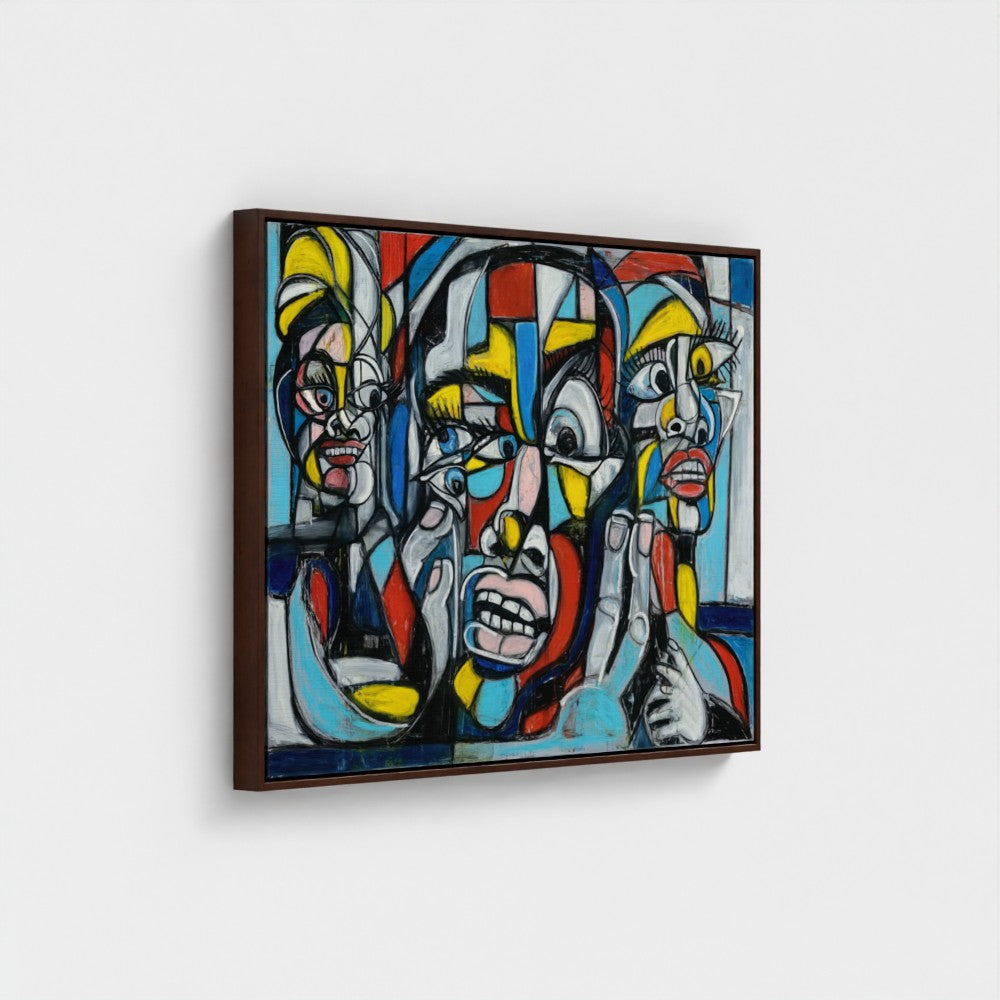 prodigi-media-sync:v1:Big City Girls:framed-canvas/brown/angled