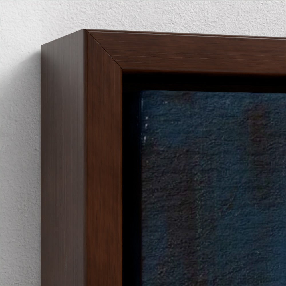 prodigi-media-sync:v1:Building a Sin:framed-canvas/brown/closeup