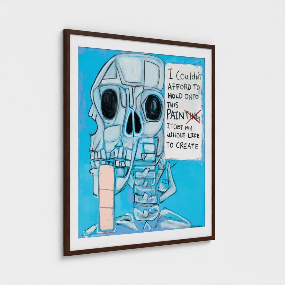 prodigi-media-sync:v1:Down To The Bone:classic-framed-mat/brown/angled