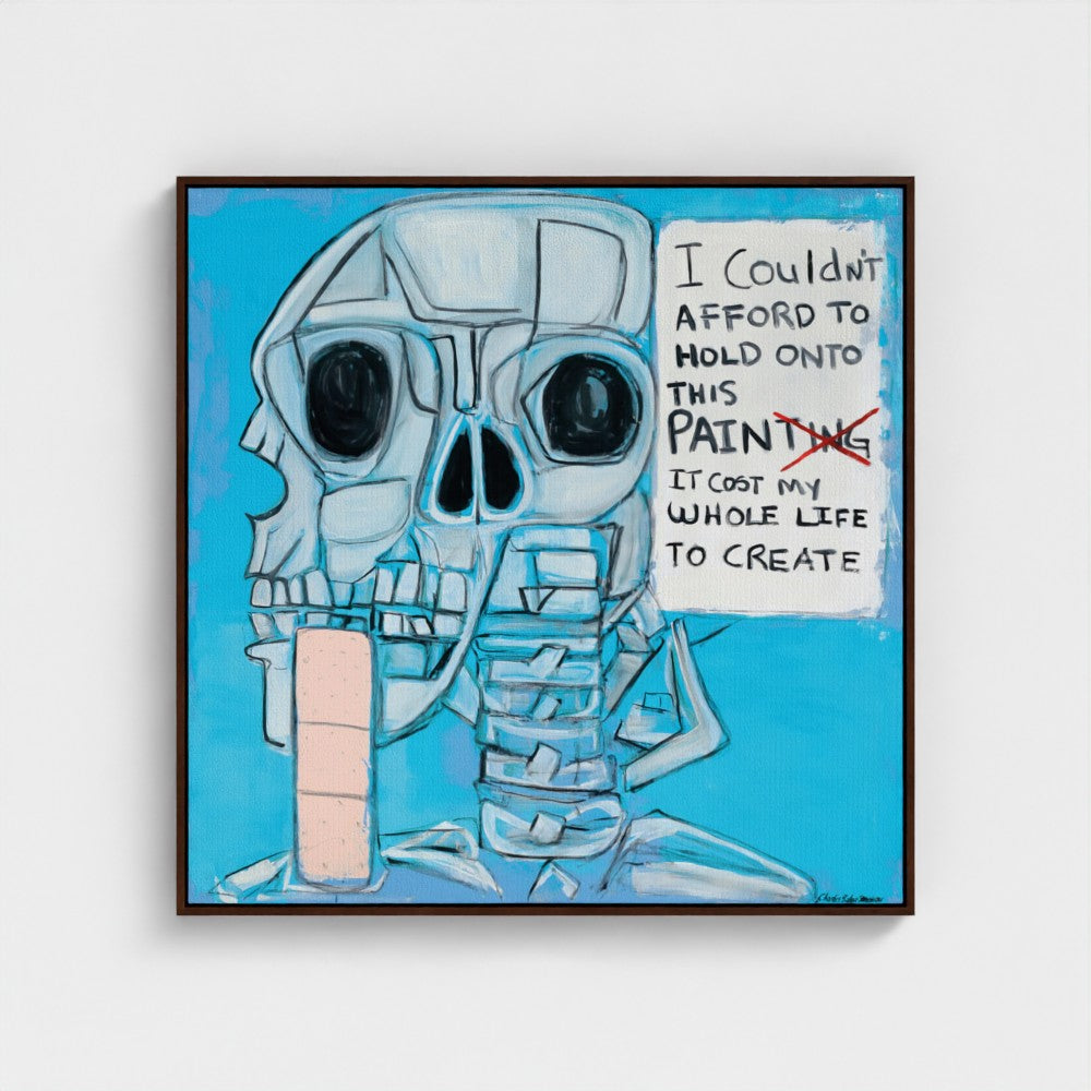 prodigi-media-sync:v1:Down To The Bone:framed-canvas/brown/headon