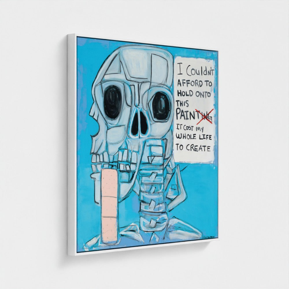 prodigi-media-sync:v1:Down To The Bone:framed-canvas/white/angled