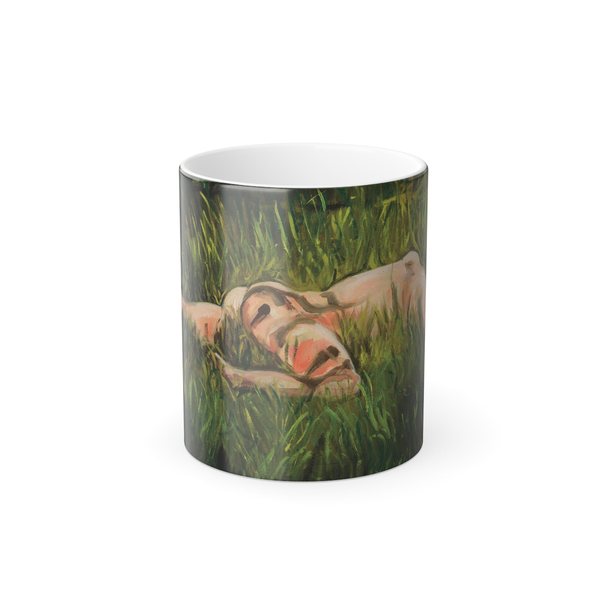 Eros Grass In Hot Water changing mug, 11oz