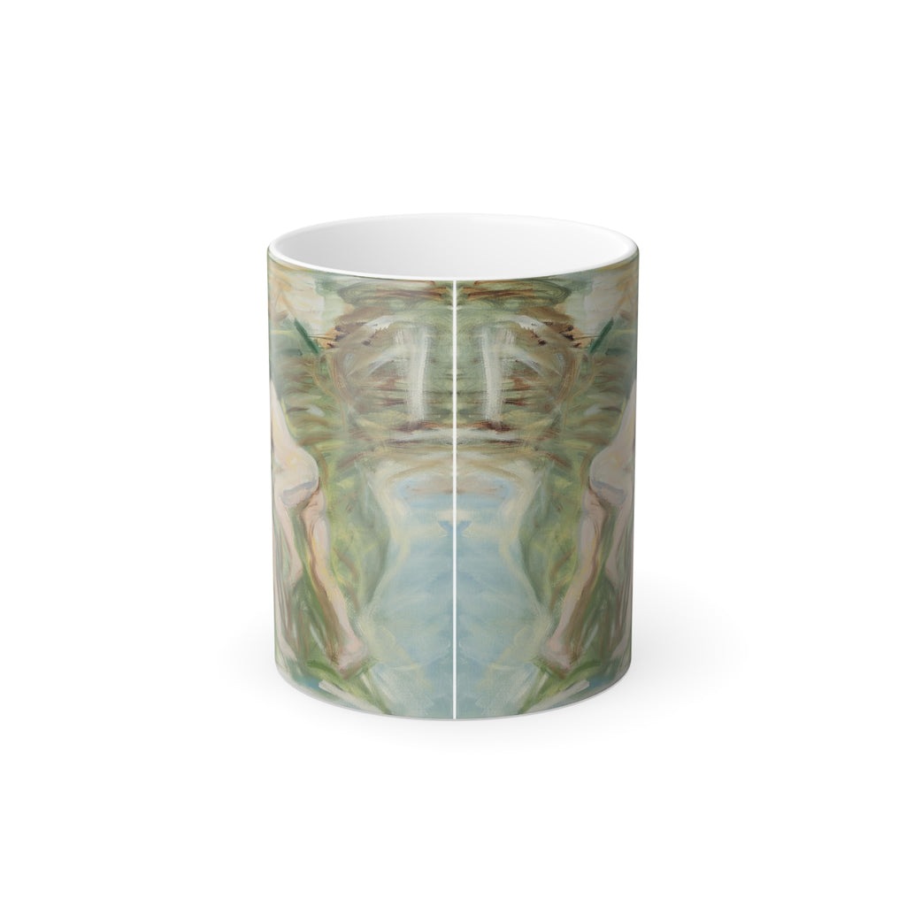 Eros "Sargent Abstraction" In Hot Water changing mug , 11oz