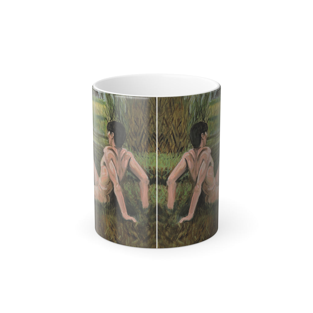 Eros Pond In Hot Water changing mug , 11oz