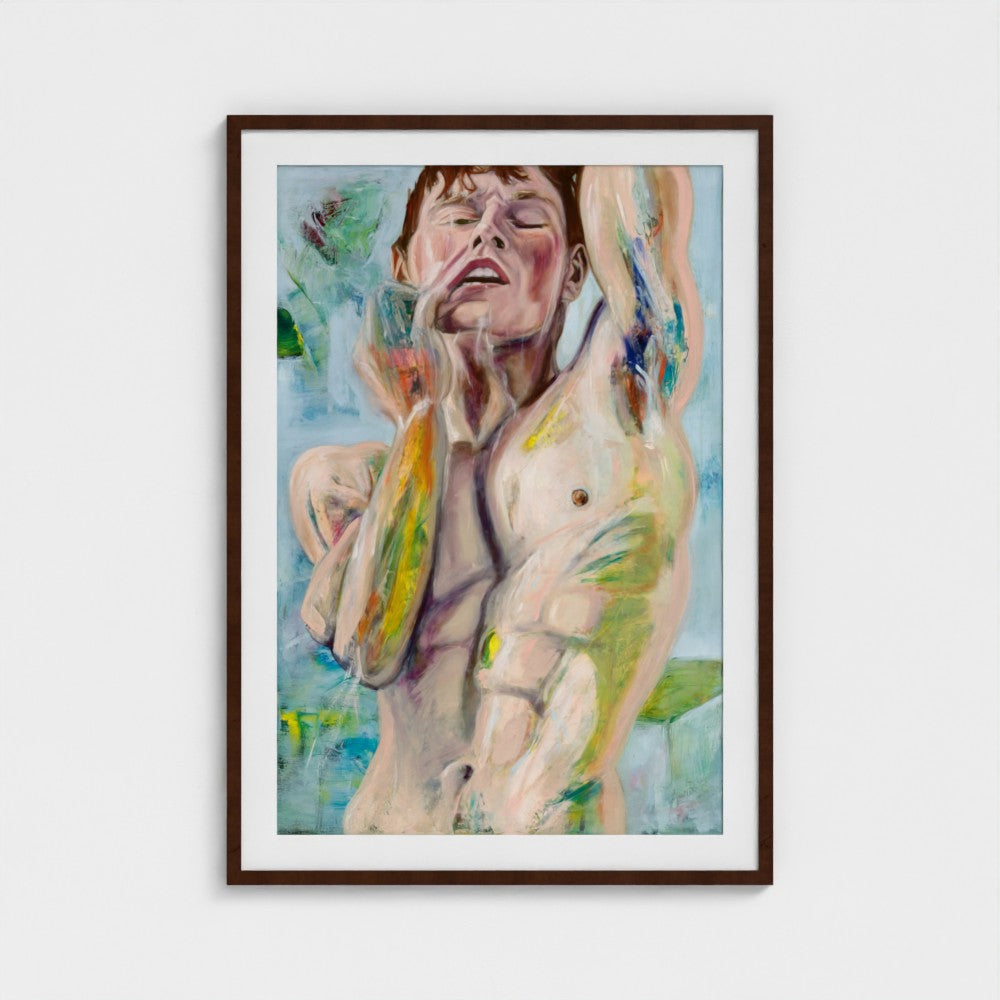 prodigi-media-sync:v1:Hooked on Dopamine:classic-framed-mat/brown/headon