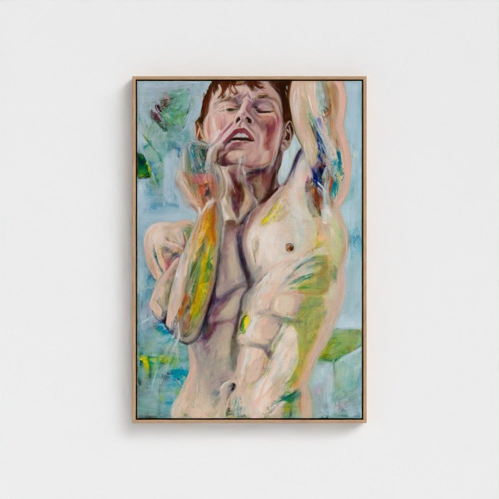 prodigi-media-sync:v1:Hooked on Dopamine:framed-canvas/natural/headon