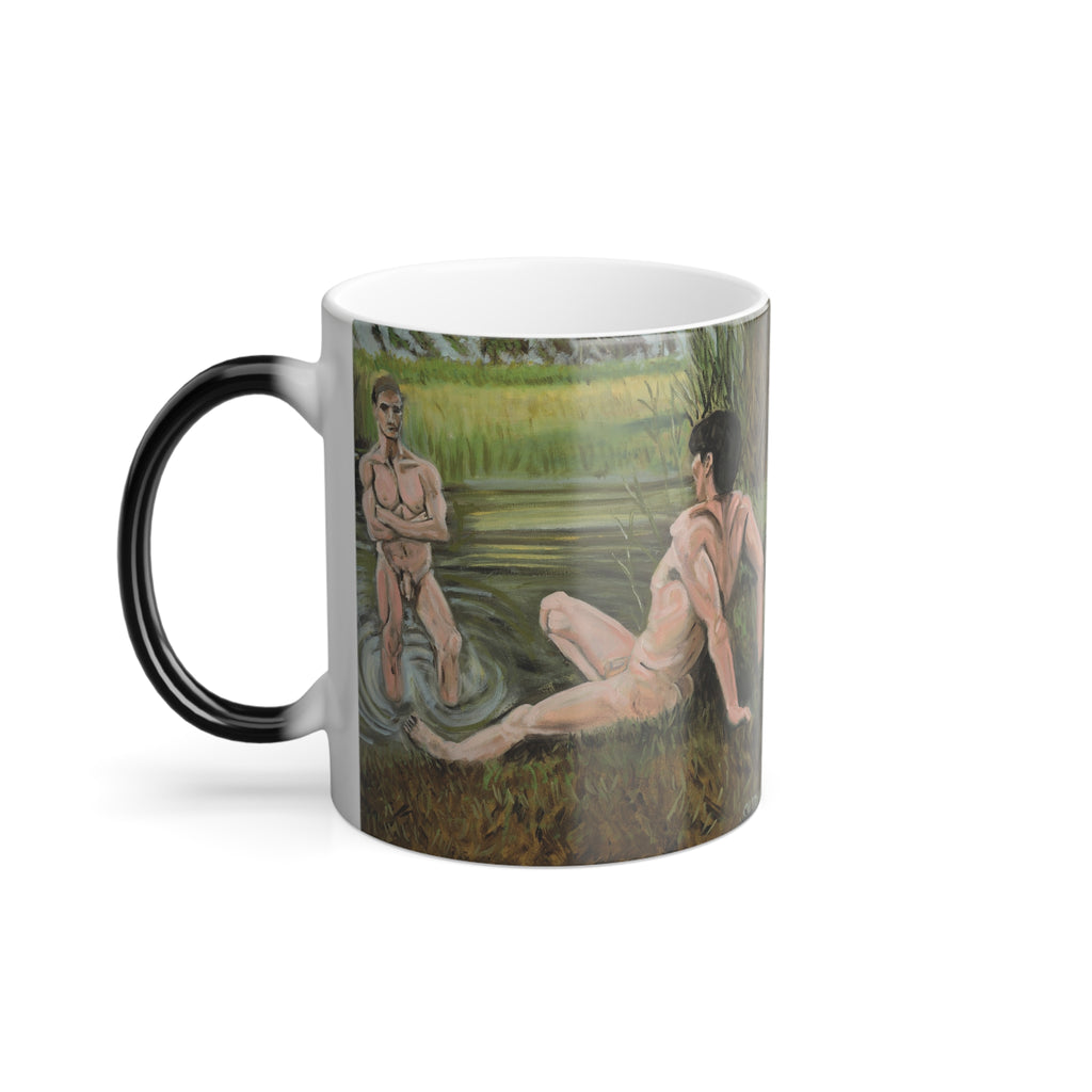 Eros Pond In Hot Water changing mug , 11oz