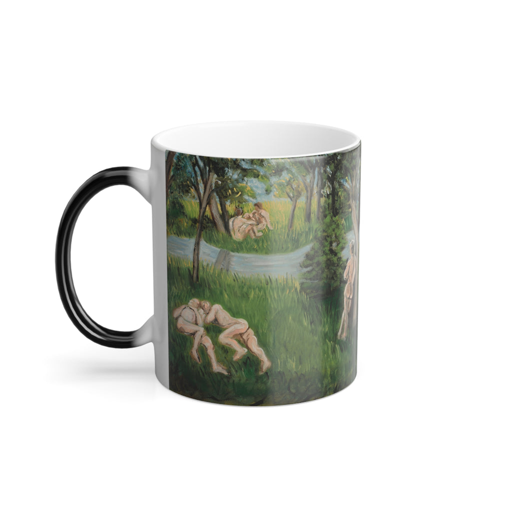 Eros- "Un Petit Mort" In Hot Water changing mug, 11oz