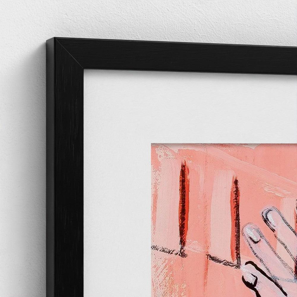 prodigi-media-sync:v1:Les Demoiselles d’Vogue:classic-framed-mat/black/closeup