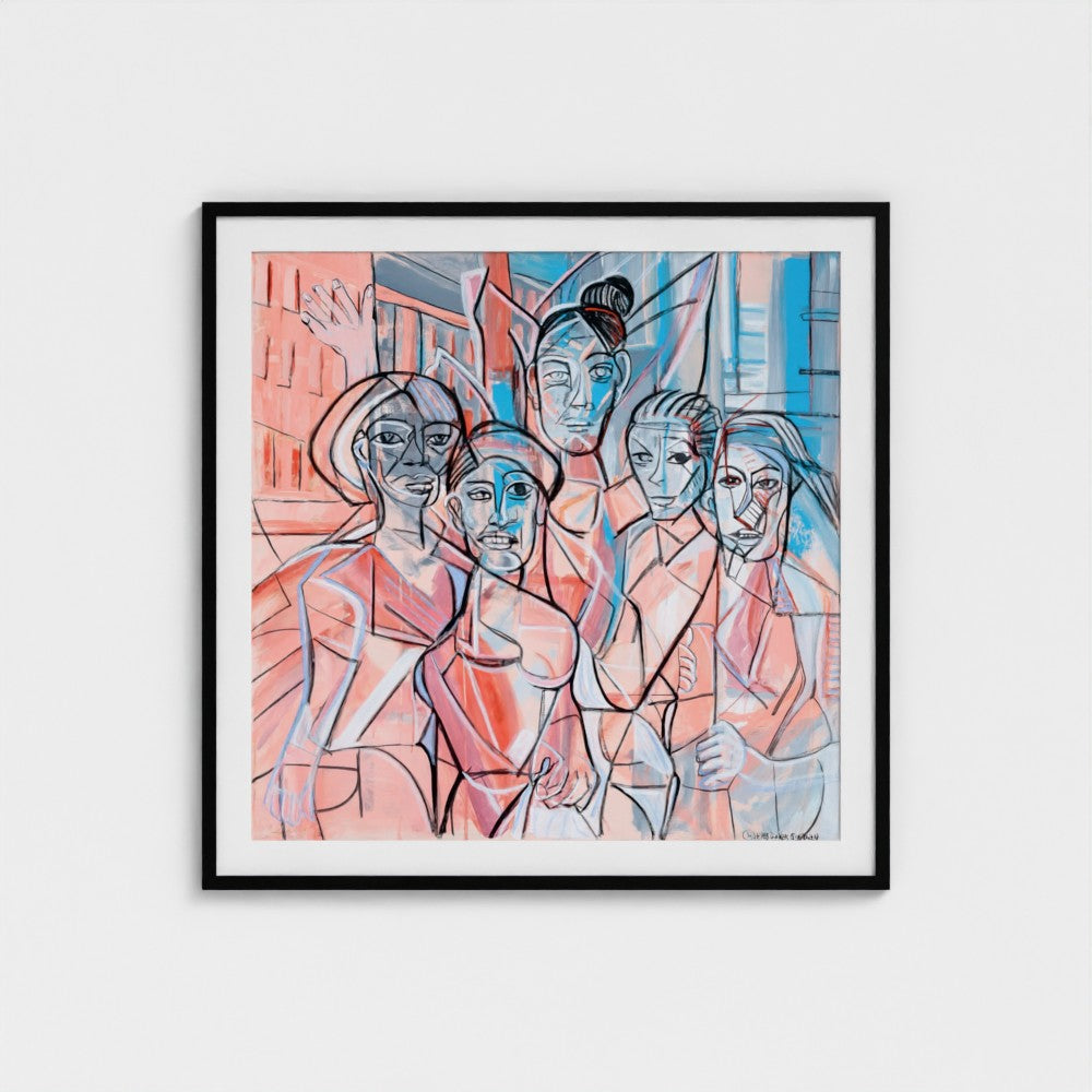 prodigi-media-sync:v1:Les Demoiselles d’Vogue:classic-framed-mat/black/headon