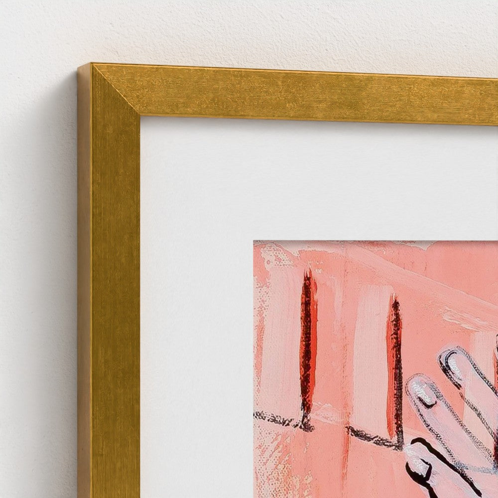 prodigi-media-sync:v1:Les Demoiselles d’Vogue:classic-framed-mat/gold/closeup