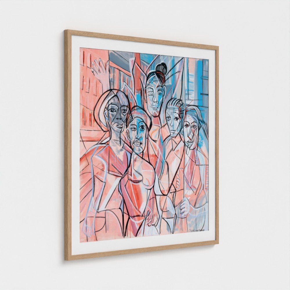 prodigi-media-sync:v1:Les Demoiselles d’Vogue:classic-framed-mat/natural/angled