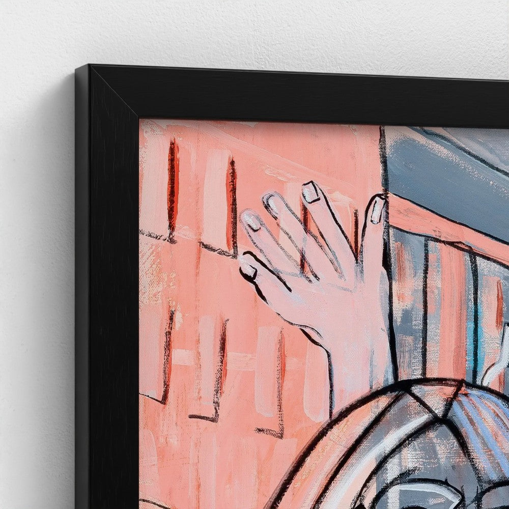 prodigi-media-sync:v1:Les Demoiselles d’Vogue:classic-framed/black/closeup
