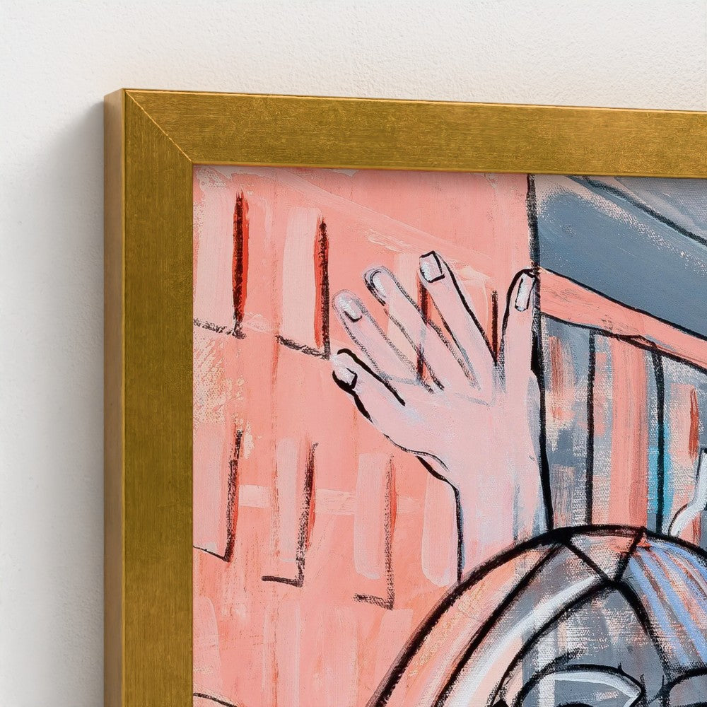 prodigi-media-sync:v1:Les Demoiselles d’Vogue:classic-framed/gold/closeup