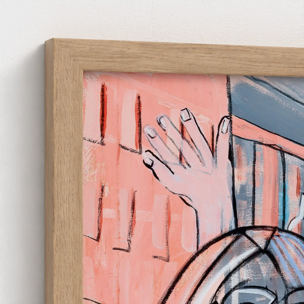 prodigi-media-sync:v1:Les Demoiselles d’Vogue:classic-framed/natural/closeup