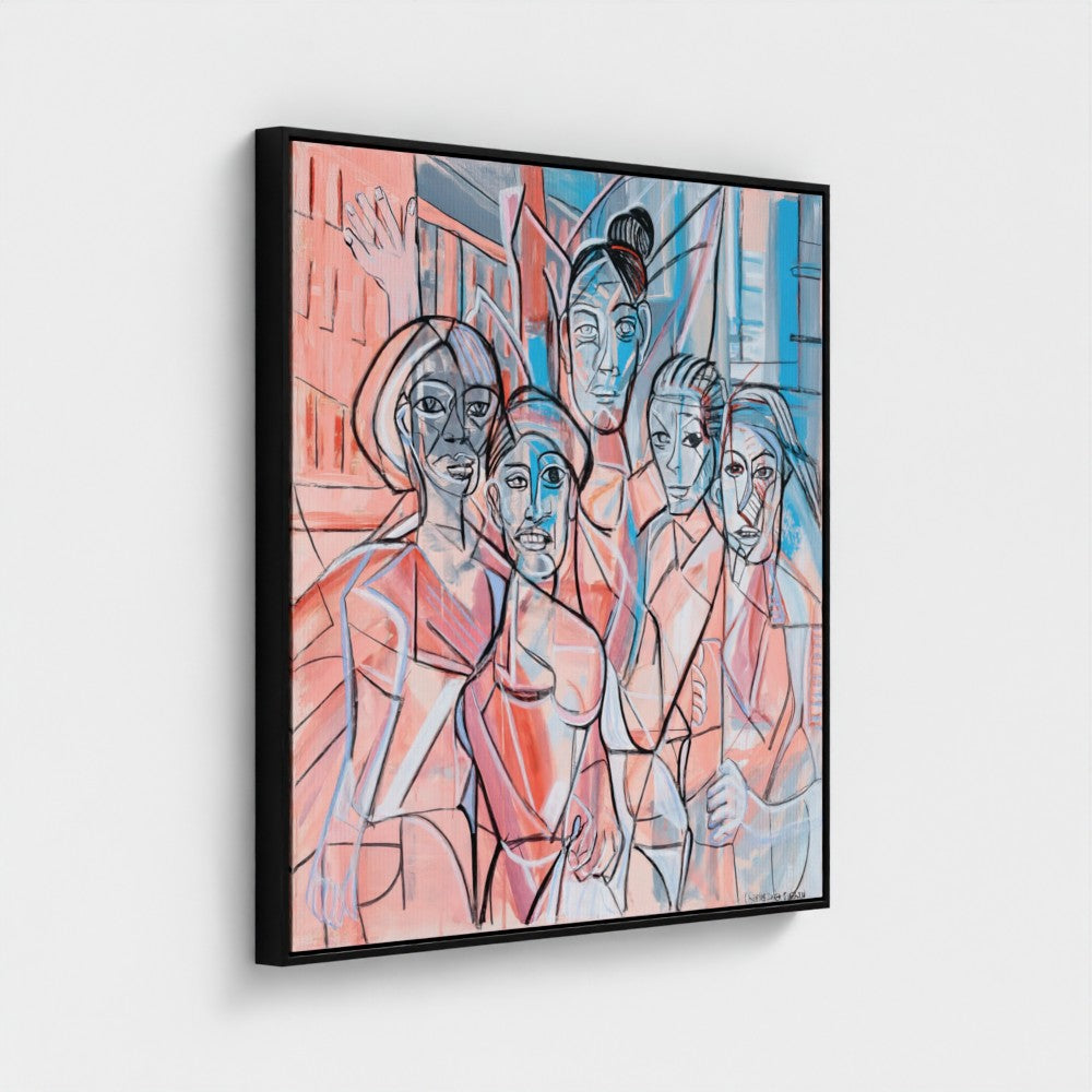 prodigi-media-sync:v1:Les Demoiselles d’Vogue:framed-canvas/black/angled