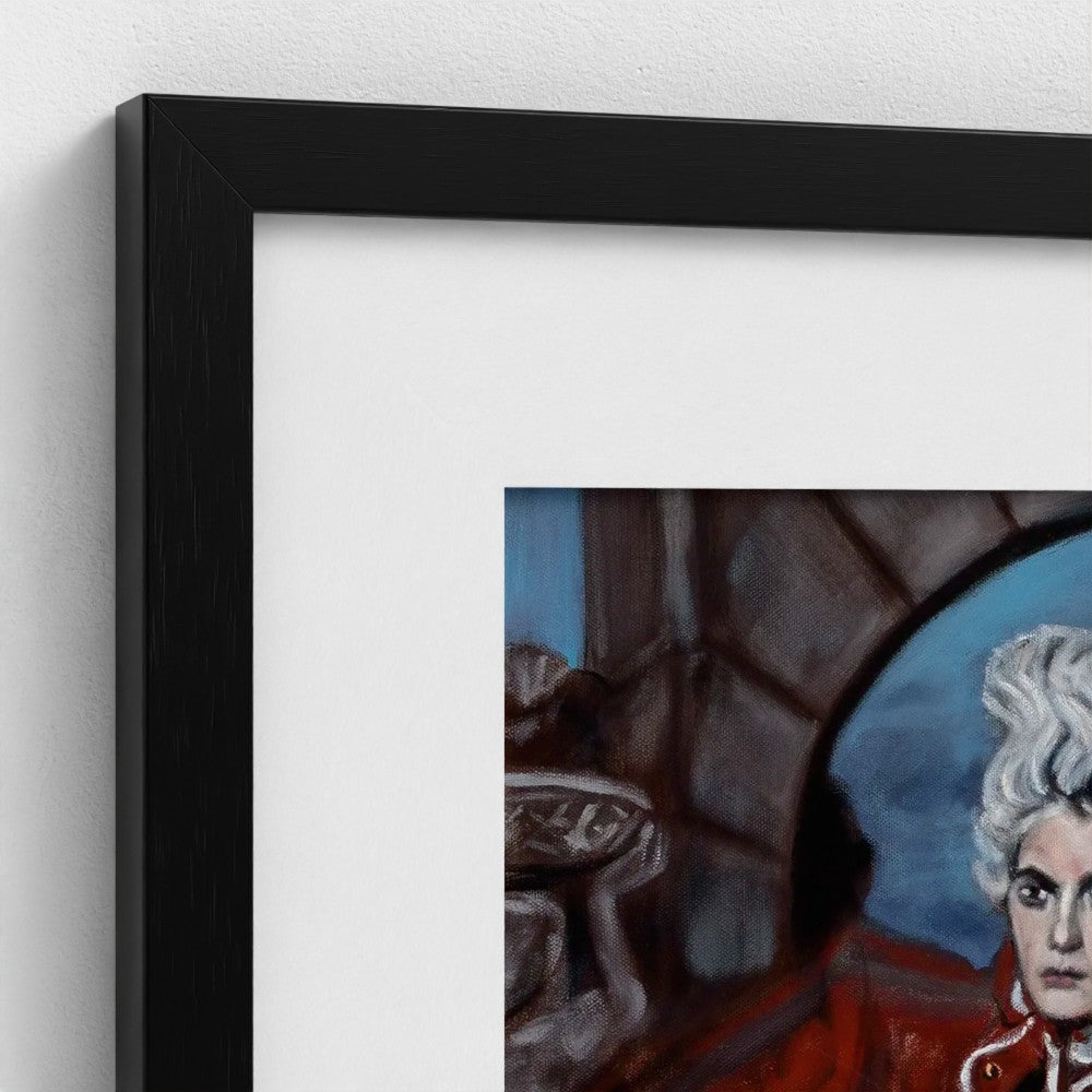 prodigi-media-sync:v1:Money Buys Happiness:classic-framed-mat/black/closeup