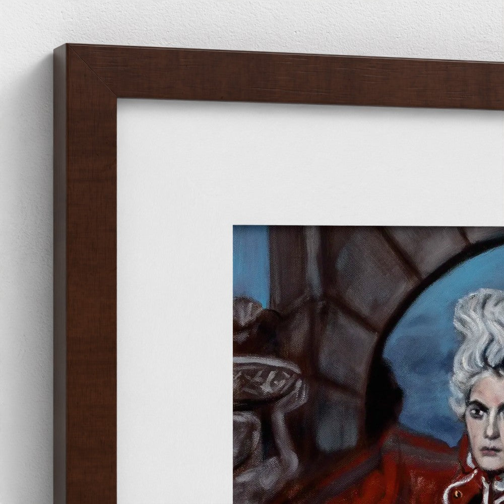 prodigi-media-sync:v1:Money Buys Happiness:classic-framed-mat/brown/closeup