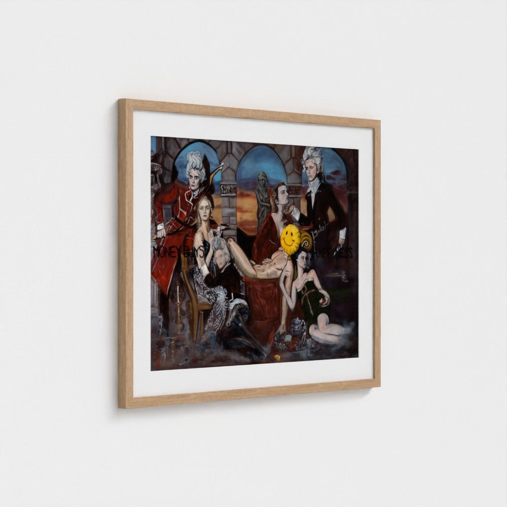 prodigi-media-sync:v1:Money Buys Happiness:classic-framed-mat/natural/angled