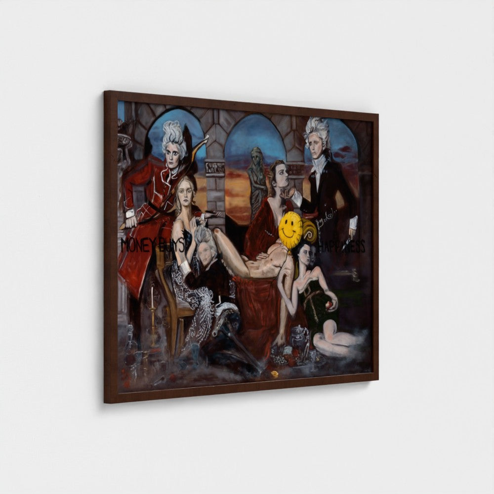 prodigi-media-sync:v1:Money Buys Happiness:classic-framed/brown/angled