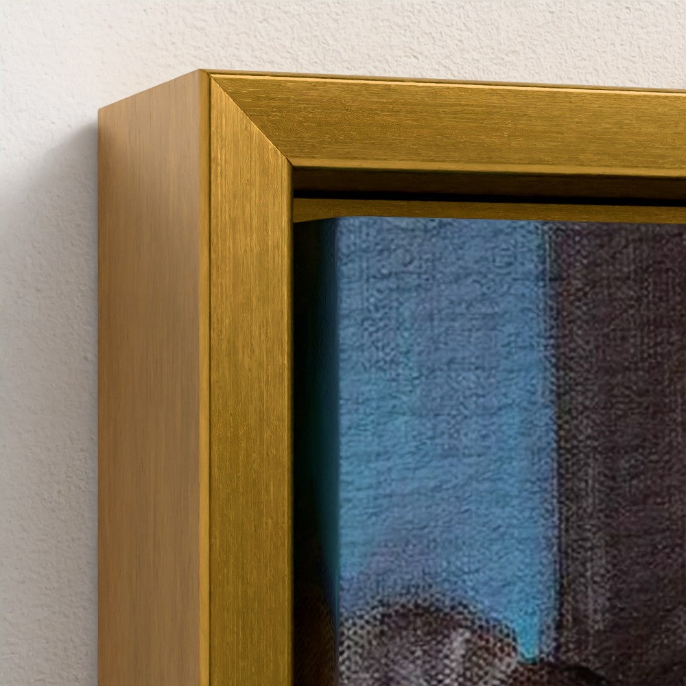 prodigi-media-sync:v1:Money Buys Happiness:framed-canvas/gold/closeup