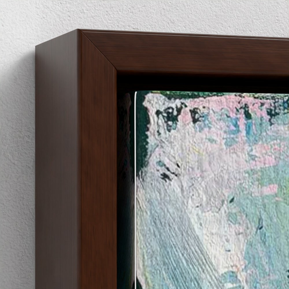 prodigi-media-sync:v1:Not DeKooning:framed-canvas/brown/closeup