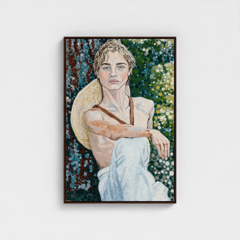 prodigi-media-sync:v1:Resting Here For A While:framed-canvas/brown/headon