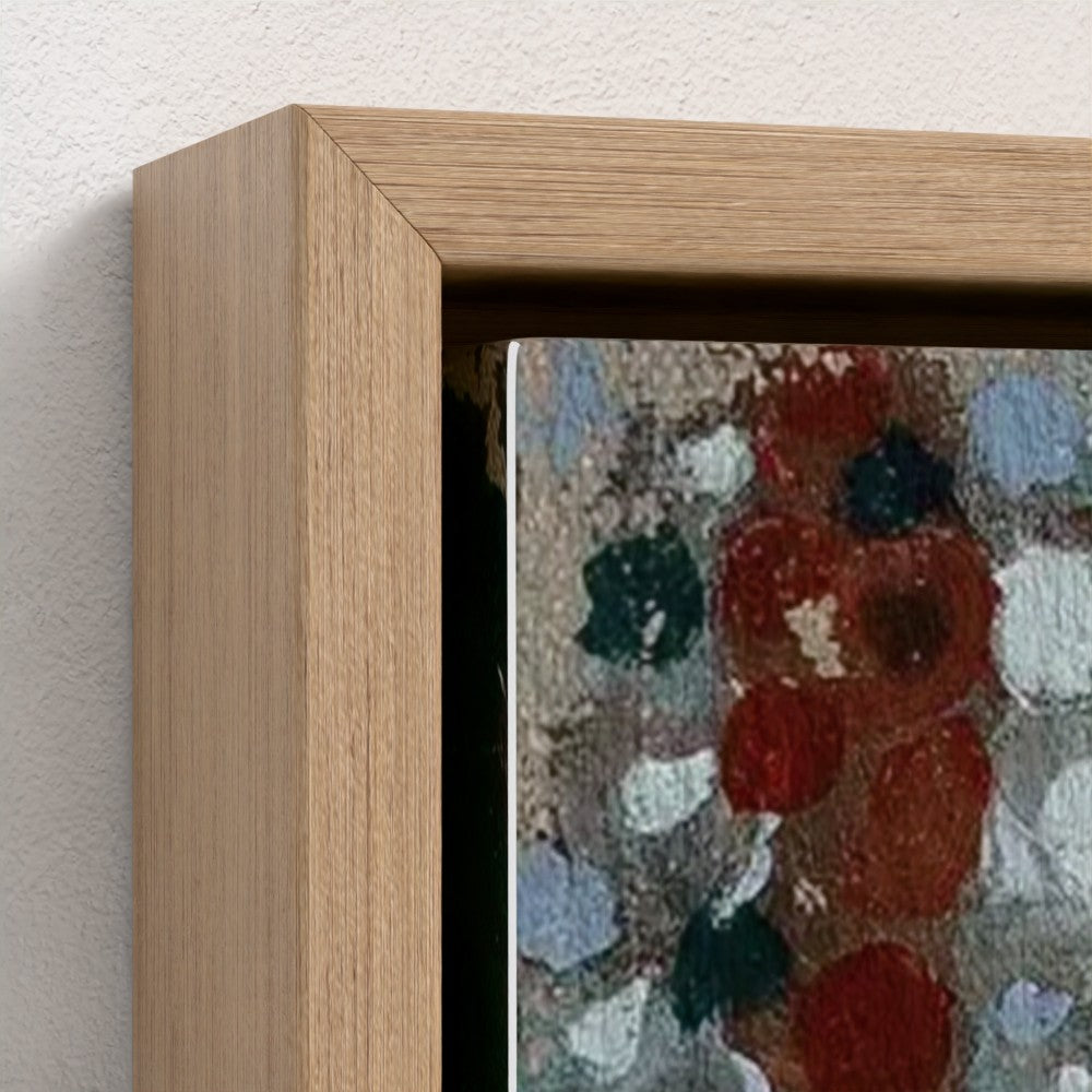 prodigi-media-sync:v1:Resting Here For A While:framed-canvas/natural/closeup