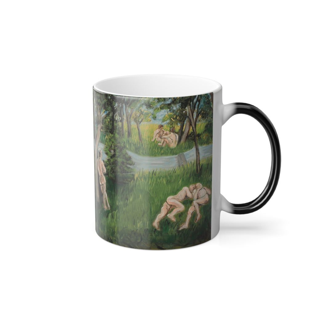 Eros- "Un Petit Mort" In Hot Water changing mug, 11oz