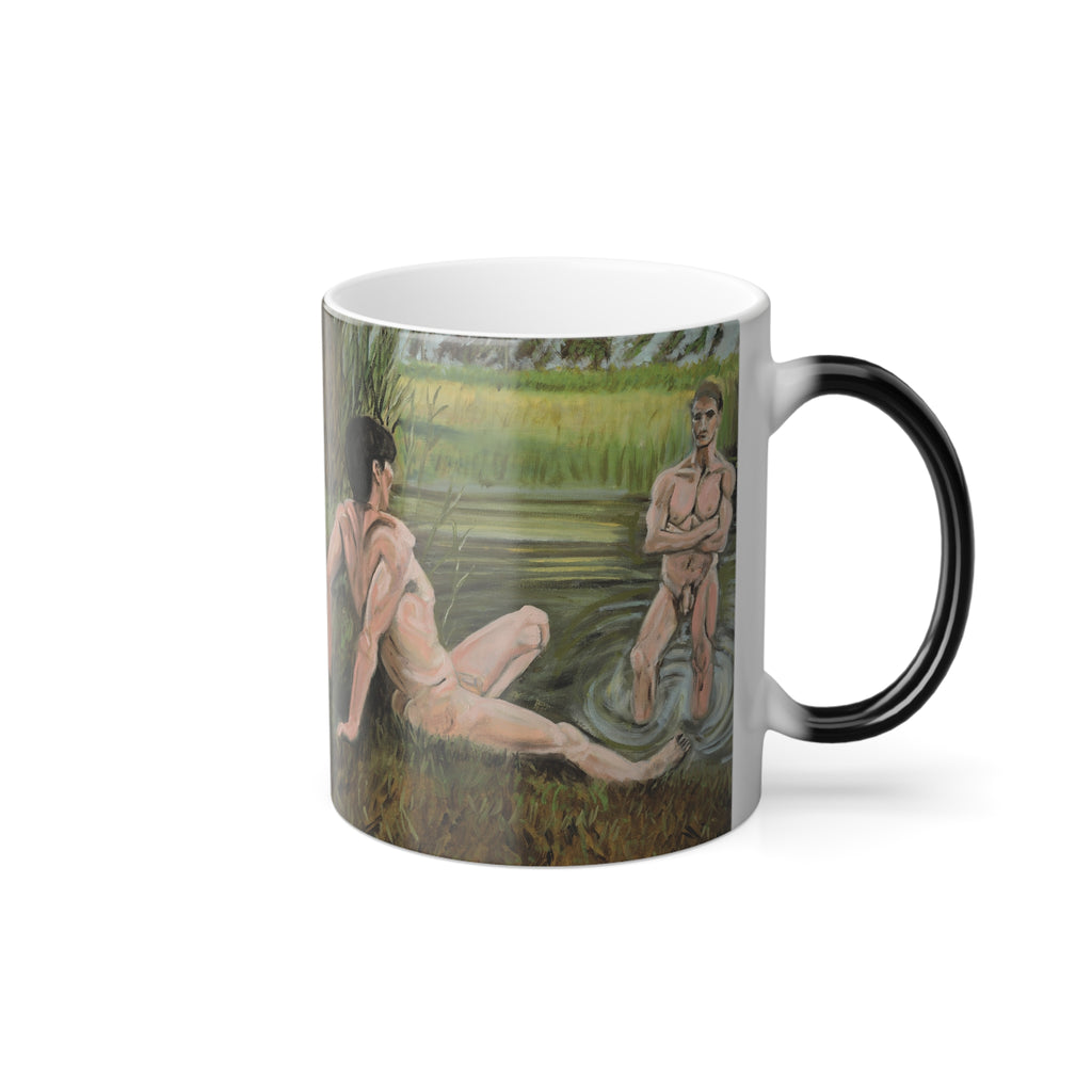 Eros Pond In Hot Water changing mug , 11oz