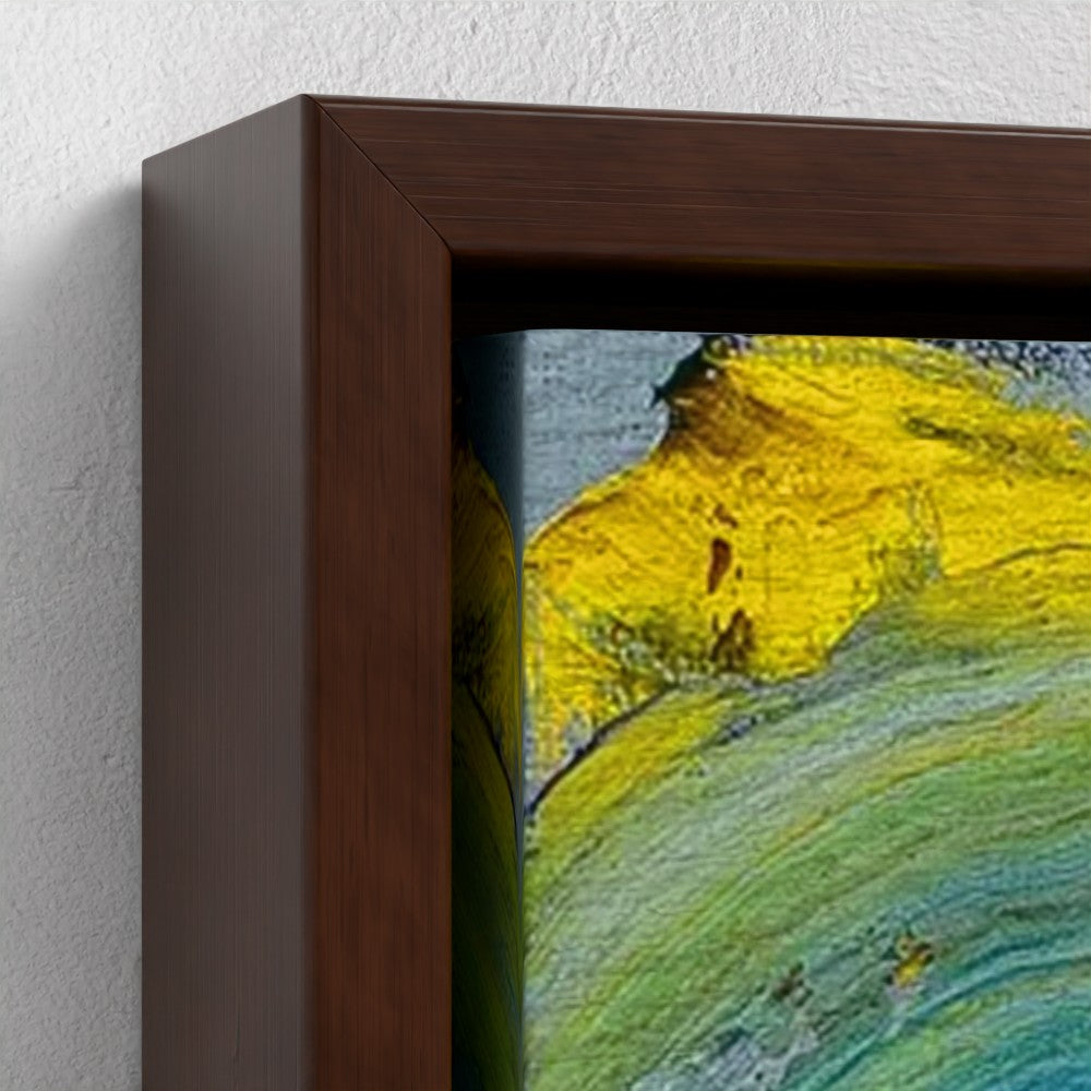 prodigi-media-sync:v1:Surfacing 2:framed-canvas/brown/closeup