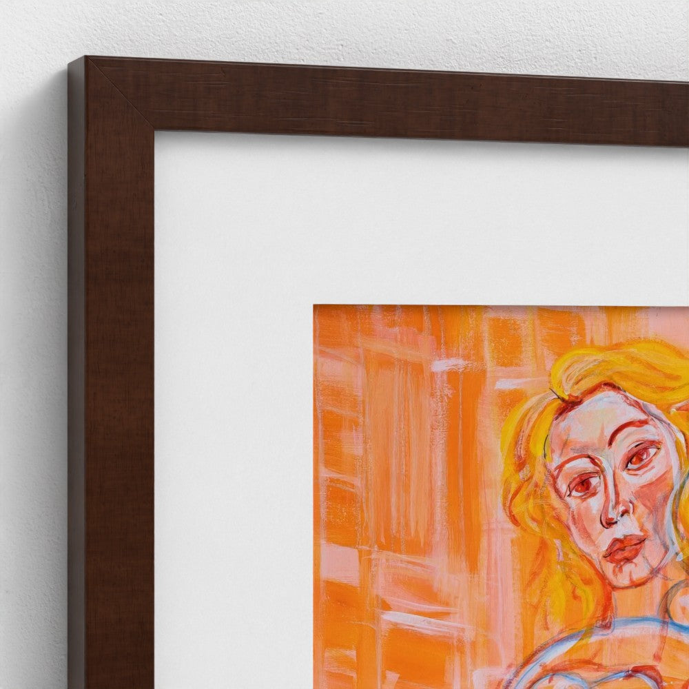 prodigi-media-sync:v1:Switch Blade Venus:classic-framed-mat/brown/closeup