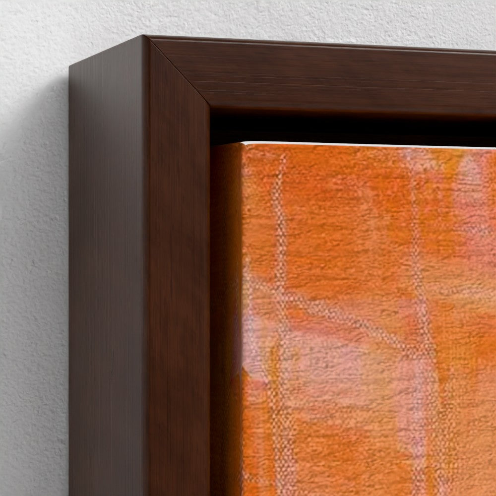 prodigi-media-sync:v1:Switch Blade Venus:framed-canvas/brown/closeup