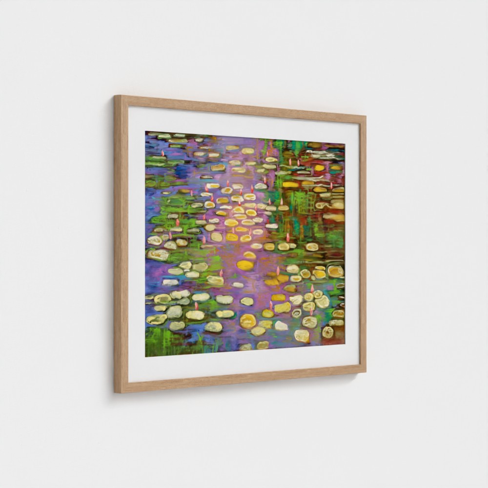 prodigi-media-sync:v1:Water Lilies 3:classic-framed-mat/natural/angled