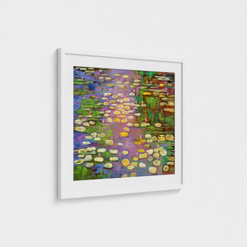prodigi-media-sync:v1:Water Lilies 3:classic-framed-mat/white/angled