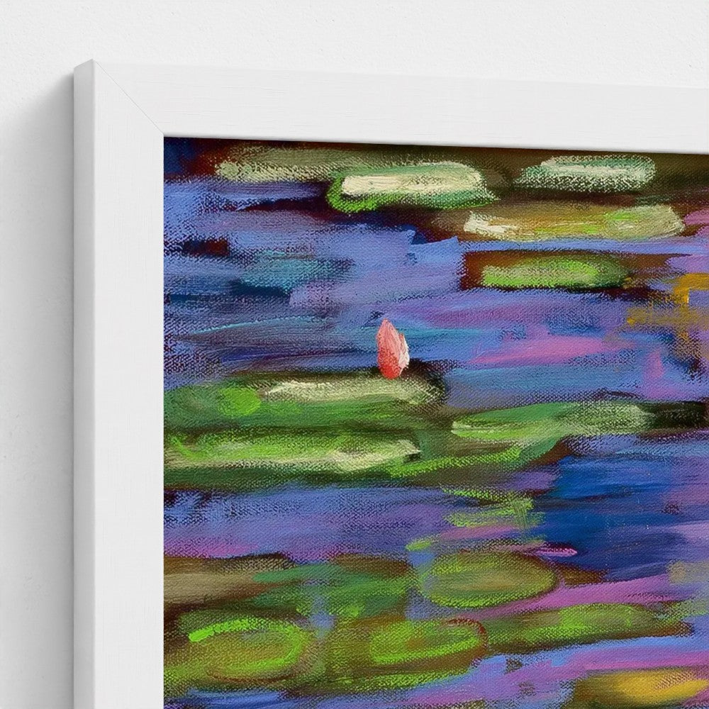 prodigi-media-sync:v1:Water Lilies 3:classic-framed/white/closeup