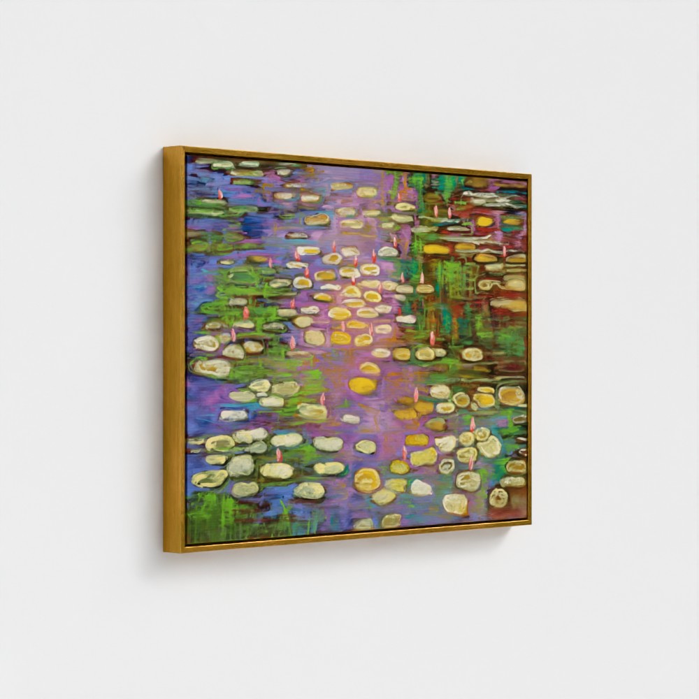 prodigi-media-sync:v1:Water Lilies 3:framed-canvas/gold/angled