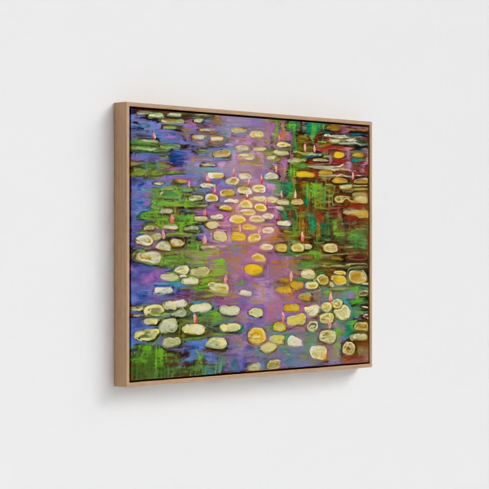 prodigi-media-sync:v1:Water Lilies 3:framed-canvas/natural/angled