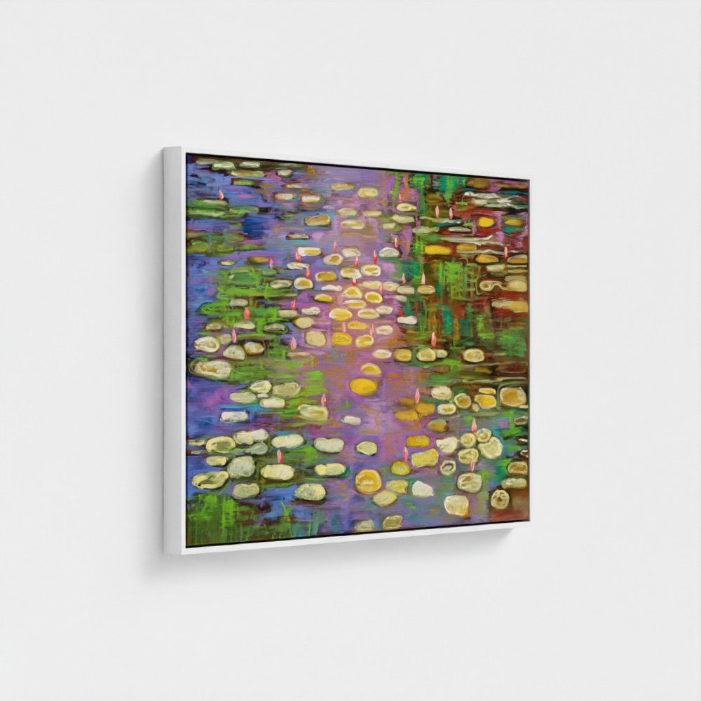 prodigi-media-sync:v1:Water Lilies 3:framed-canvas/white/angled