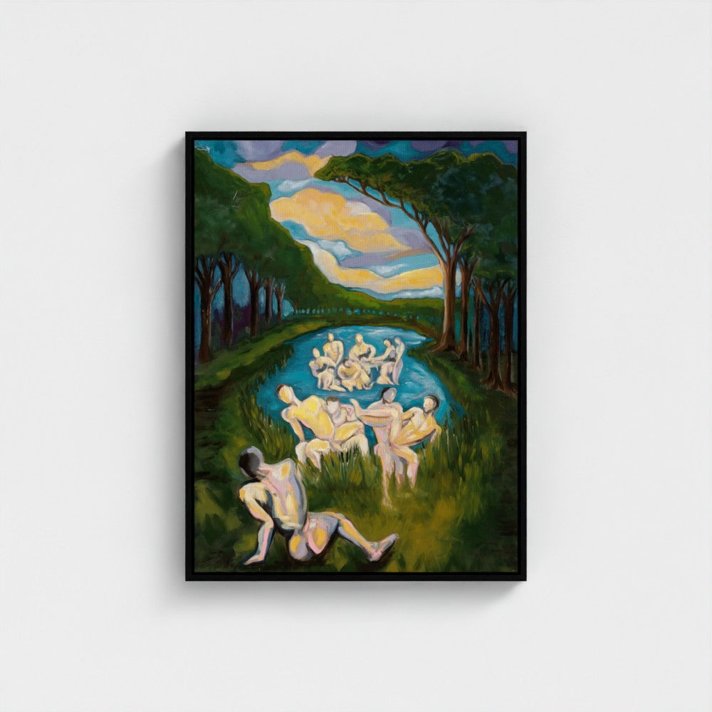 Eros 1 Eco Framed Canvas