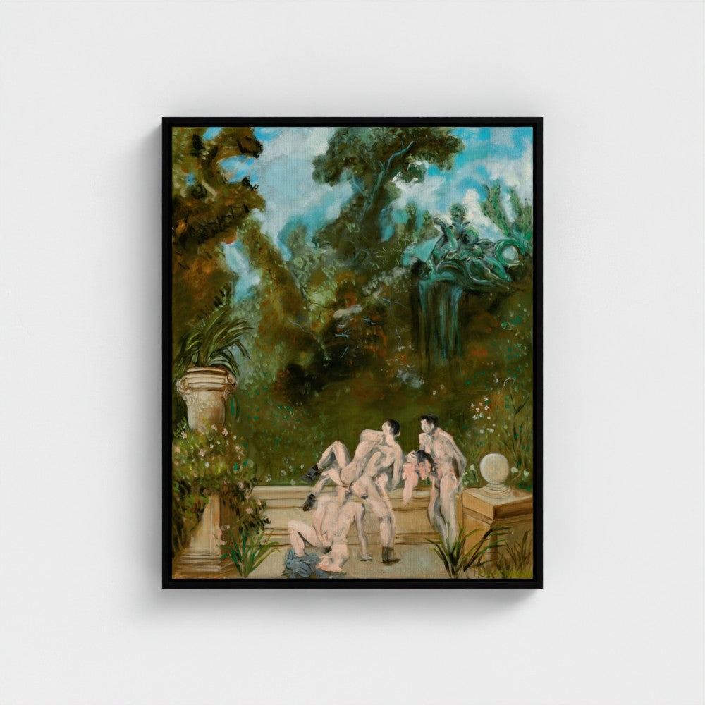 Eros Garden Eco Framed Canvas