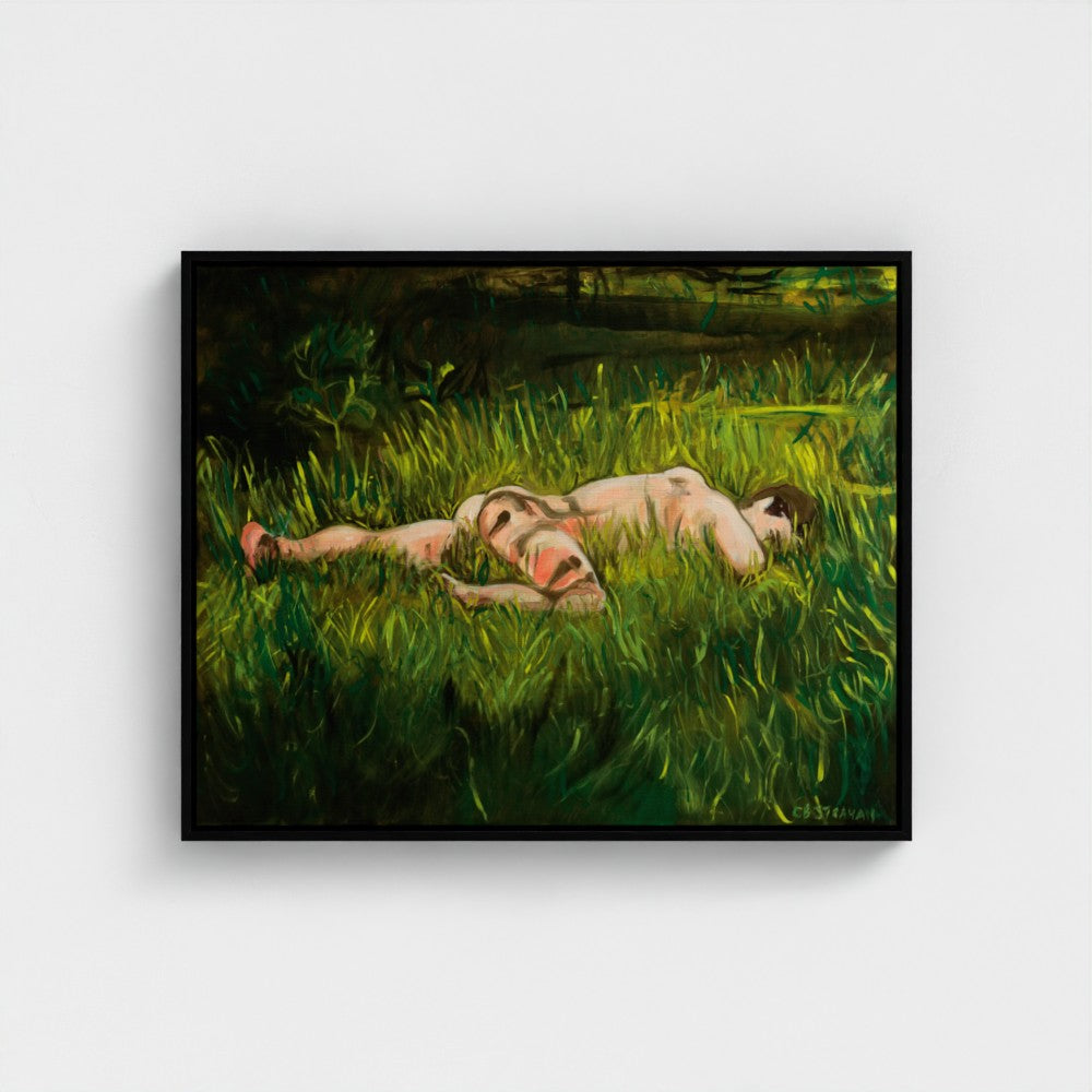 Eros Grass Eco Framed Canvas