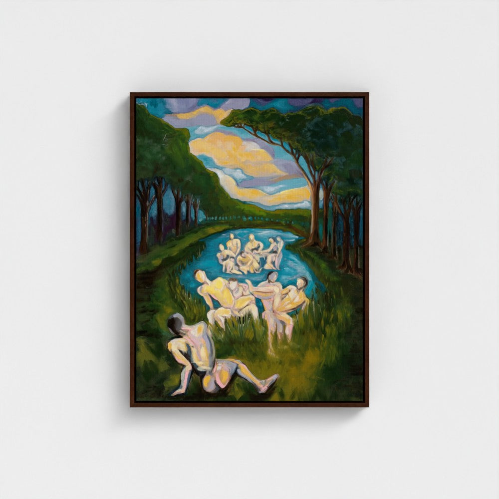Eros 1 Eco Framed Canvas